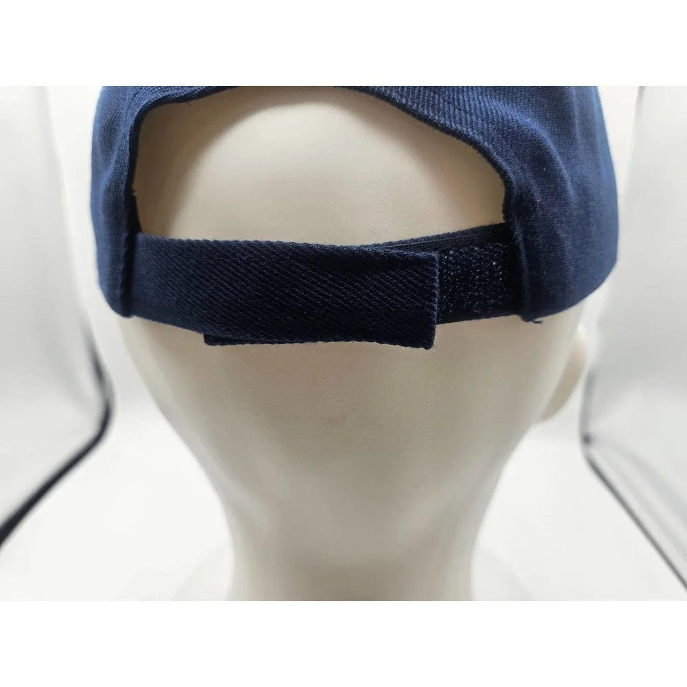 USA Bald‎ Eagle American Flag Hat Adjustable Blue Men's NWT